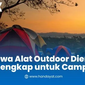 sewa alat outdoor dieng