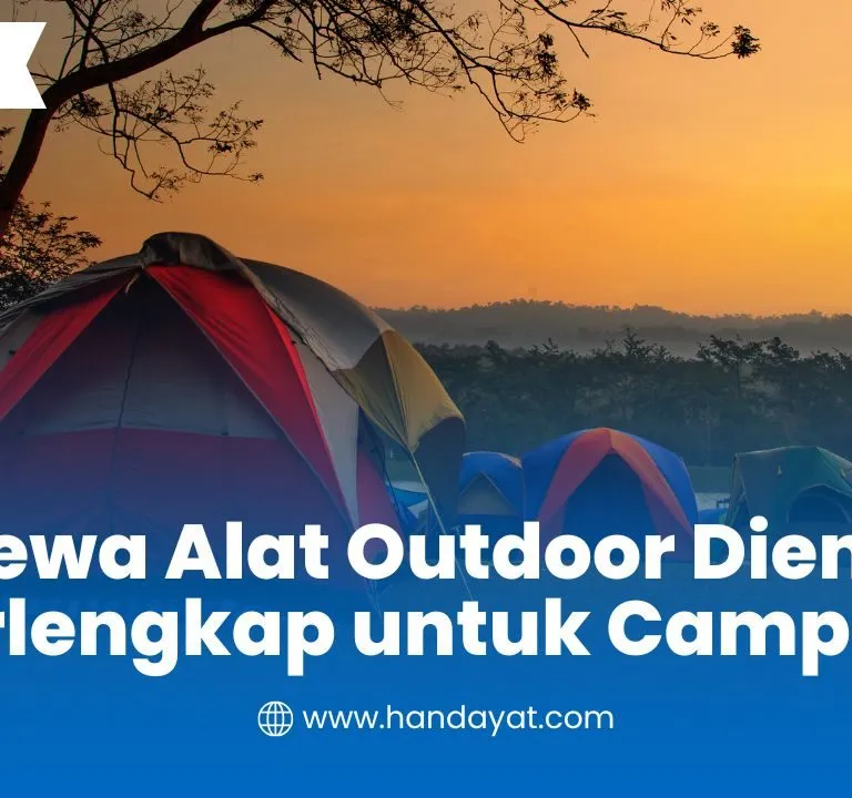 sewa alat outdoor dieng